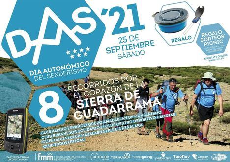 El Día Autonómico del Senderismo se celebrará el 25 de septiembre con ocho rutas por la Sierra