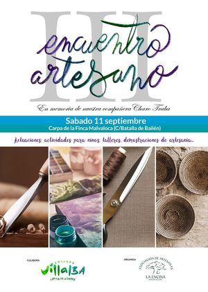 Este sábado, III Encuentro de Artesanos de la Sierra Noroeste de Madrid en Collado Villalba