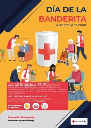 Cruz Roja celebra este sábado, 18 de septiembre, el Día de la Banderita en Majadahonda