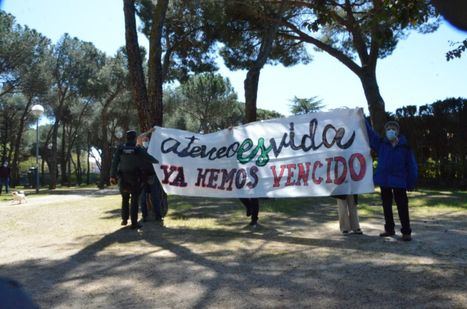2.400 euros de multa por desplegar una pancarta en un acto de Isabel Díaz Ayuso en Collado Villalba