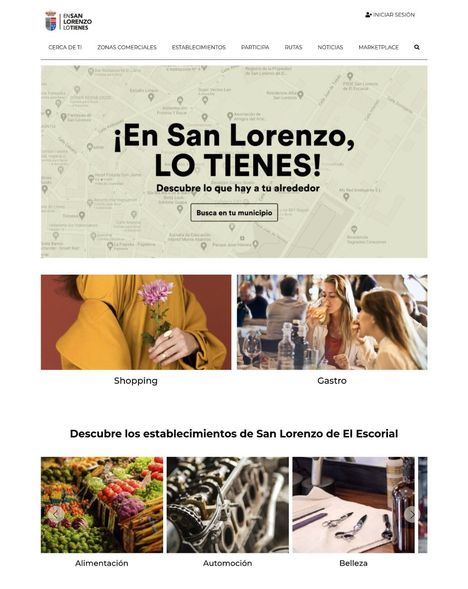 San Lorenzo lanza ensanlorenzolotienes.es, un directorio comercial con canal de venta online para las empresas
 