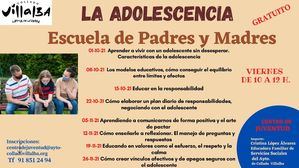 El Centro de Juventud de Collado Villalba ofrece un ciclo de charlas gratuitas para familias con hijos adolescentes