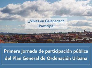 Galapagar organiza, el 23 de octubre, la primera Jornada de Participación Pública del Plan General