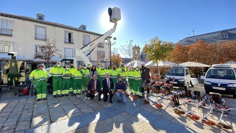 El Ayuntamiento de San Lorenzo de El Escorial presenta los nuevos servicios del contrato de parques y jardines