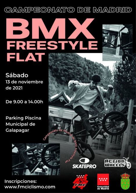 Galapagar convoca la primera edición del Campeonato de Madrid de BMX Freestyle Flat