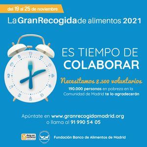 Hasta el 25 de noviembre, el Banco de Alimentos celebra su Gran Recogida de cara a Navidad