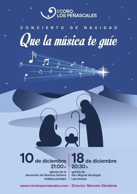 El Coro Los Peñascales celebrará dos conciertos de Navidad en Torrelodones y Las Rozas