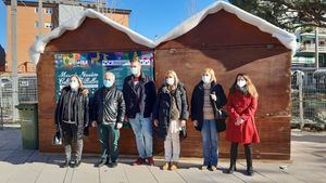 El Mercado y el Tren de la Navidad de la Plaza de Los Belgas inauguran las navidades de Collado Villalba