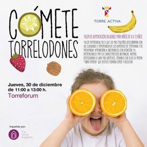 Torrelodones ofrece un taller de alimentación saludable para jóvenes este jueves, 30 de diciembre