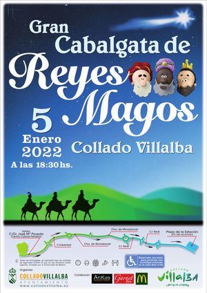 Todo listo para la gran Cabalgata de Reyes 2022 de Collado Villalba