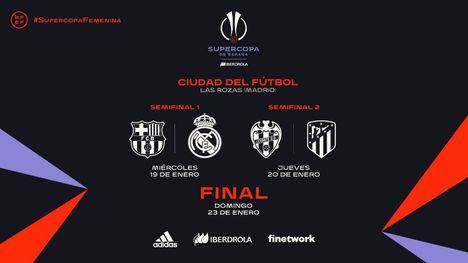 La Supercopa de España Femenina de fútbol se juega esta semana en Las Rozas