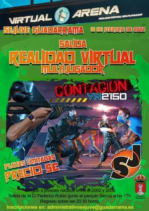 El SEJUVE de Guadarrama organiza una salida al Virtual Arena para jóvenes de la localidad