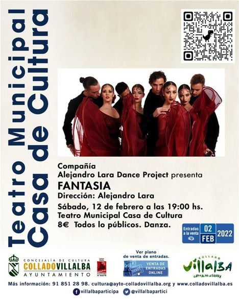 ‘Fantasía’, un gran espectáculo de danza española, este sábado en Collado Villalba