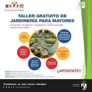 Torrelodones ofrece talleres gratuitos de jardinería para mayores