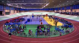 Éxito de participación en la prueba de la Liga Nacional de Ciclismo en Pista de Galapagar