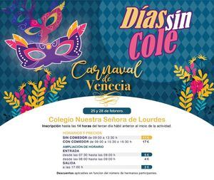 Nueva propuesta de los Días sin Cole para Carnaval en Torrelodones