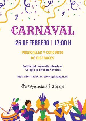 Galapagar organiza un pasacalles con un concurso de disfraces por Carnaval