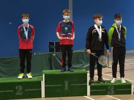 El jugador de bádminton Pablo Sanz, de Guadarrama, ganador en el Máster Nacional de Bádminton