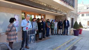 Torrelodones se concentra para mostrar su solidaridad con el pueblo ucraniano