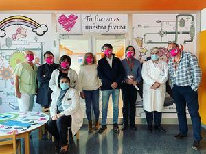 La campaña solidaria de ‘Tu Fuerza es Nuestra Fuerza’ de Galapagar decora el área de Radiología Pediátrica de Puerta de Hierro