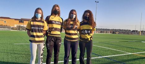 Daniela, Carolina, Jara y Paula: las ‘leonas’ del rugby de Torrelodones