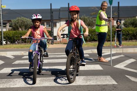 Las Rozas pone en marcha el Bicibús, una ruta escolar para que los escolares vayan al colegio en bicicleta