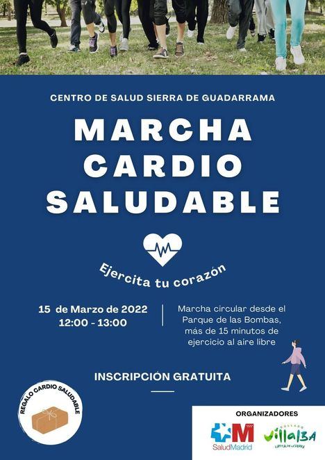 El Centro de Salud Sierra de Guadarrama de Collado Villalba propone una marcha saludable para los vecinos