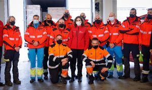 La Comunidad de Madrid envía a la frontera de Polonia un convoy del ERICAM con equipamientos para los bomberos de Ucrania