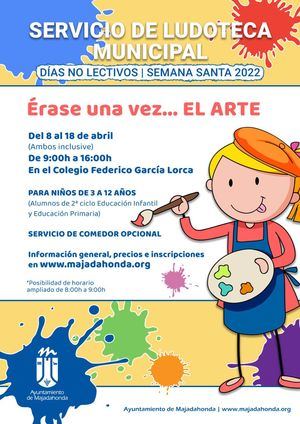 Majadahonda abre las inscripciones para la Ludoteca Municipal por Semana Santa