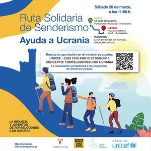 Torrelodones organiza una Ruta Solidaria de Senderismo a beneficio de Ucrania