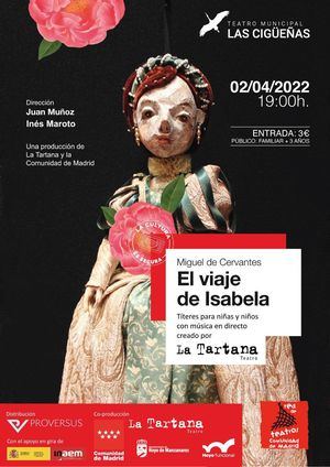 La Tartana llega al Teatro Las Cigüeñas de Hoyo de Manzanares con ‘El viaje de Isabela’