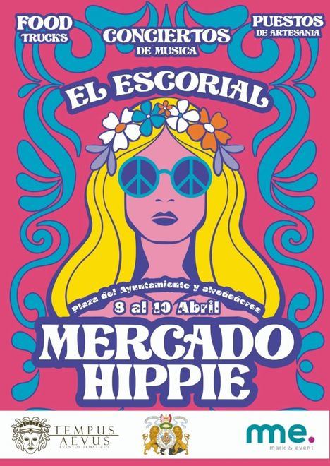 El Escorial celebra del viernes 8 al domingo 10 de abril su I Mercado Hippie