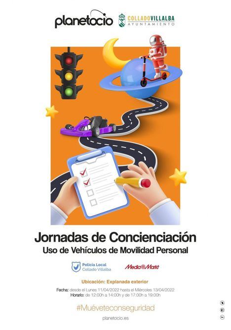 Collado Villalba acoge unas Jornadas de Concienciación en el uso de Vehículos de Movilidad Personal