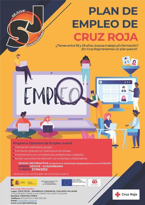 El SEJUVE de Guadarrama organiza una sesión informativa del Programa Operativo de Empleo Juvenil