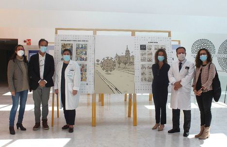 El Hospital Puerta de Hierro Majadahonda inaugura una exposición de ilustraciones sobre la pandemia