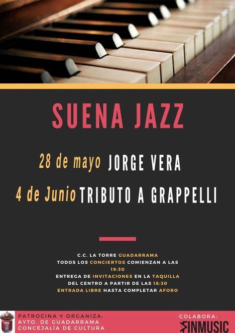 Los conciertos de Suena Jazz regresan a Guadarrama el 28 de mayo y 4 de junio
