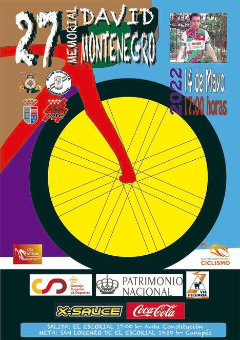 El Memorial David Montenegro de ciclismo máster se disputa el sábado entre San Lorenzo y El Escorial