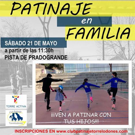 Jornada de patinaje en familia este sábado en Torrelodones