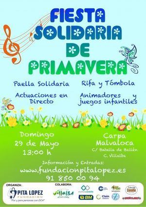 La Fundación Pita López celebra su Fiesta Solidaria de Primavera en la carpa de Malvaloca de Collado Villalba