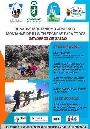Alpedrete celebra este fin de semana las jornadas de montañismo adaptado ‘Senderos de Salud’