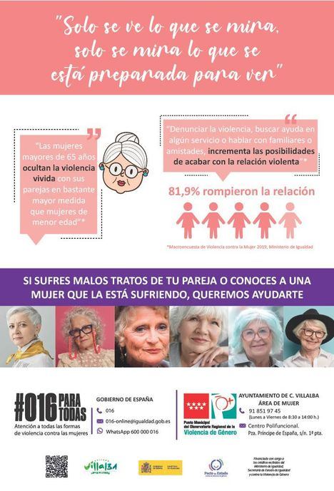El Ayuntamiento de Collado Villalba emprende dos campañas de sensibilización sobre la violencia de género