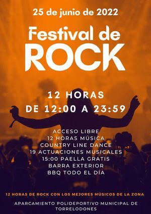 Torrelodones celebra su Festival Rock el 25 de junio con 12 horas ininterrumpidas de música