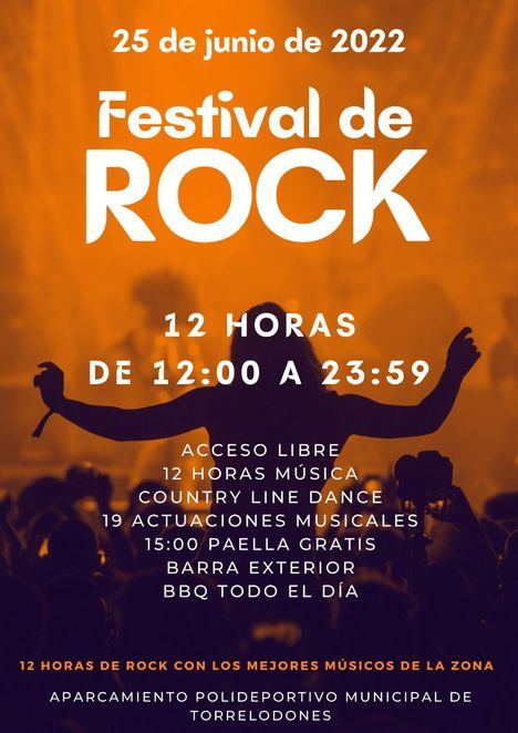 Torrelodones celebra su Festival Rock el 25 de junio con 12 horas ininterrumpidas de música