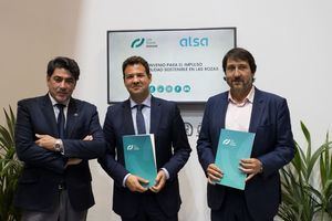 Las Rozas y la empresa Alsa firman un convenio para impulsar una movilidad “sostenible e innovadora”