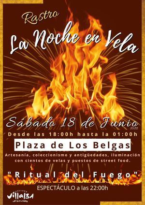 La Plaza de Los Belgas de Collado Villalba acoge este sábado el mercadillo temático ‘La Noche en Vela’