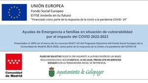 Galapagar pone en marcha ayudas de emergencia a familias en situación de vulnerabilidad por el COVID