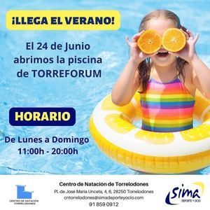 Este viernes 24 de junio se abre la Piscina de Verano de Torrelodones