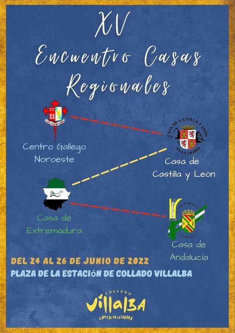 Las Casas Regionales de Collado Villalba se unen este fin de semana para su su XV Encuentro