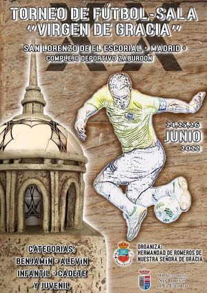 Vuelve a San Lorenzo de El Escorial el Torneo Virgen de Gracia de Fútbol Sala, que celebra su XX edición