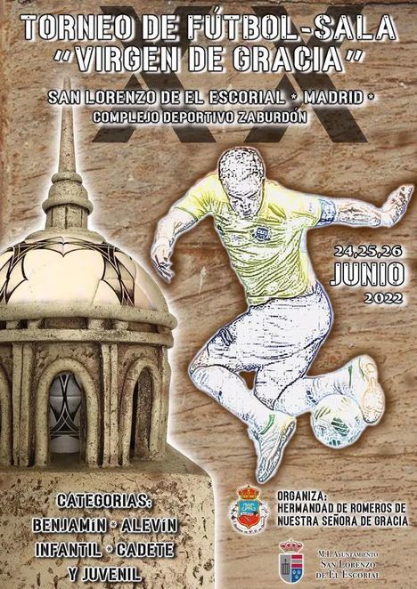 Vuelve a San Lorenzo de El Escorial el Torneo Virgen de Gracia de Fútbol Sala, que celebra su XX edición